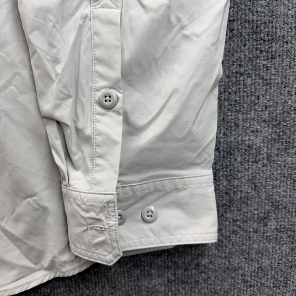 Alaskan Hardgear Duluth Trading Co Mens 3XL Long Sleeve Pocket Vented Shirt Gray - Picture 4 of 9